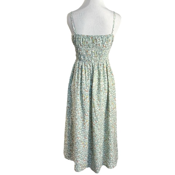 Rails Dainty Octavia Dress Green Summer Meadow Midi Dress Size XS NWT Sundress - Picture 8 of 14